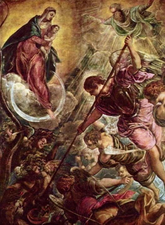 Tintorreto's Saint Michael the Archangel defeating the Devil